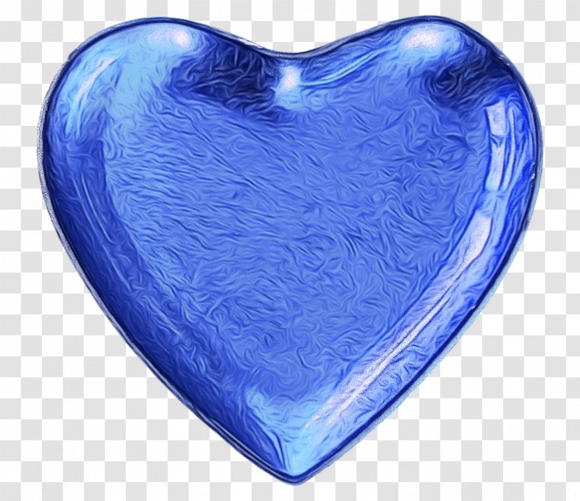 Heart Background - Blue - Glass Electric Transparent PNG
