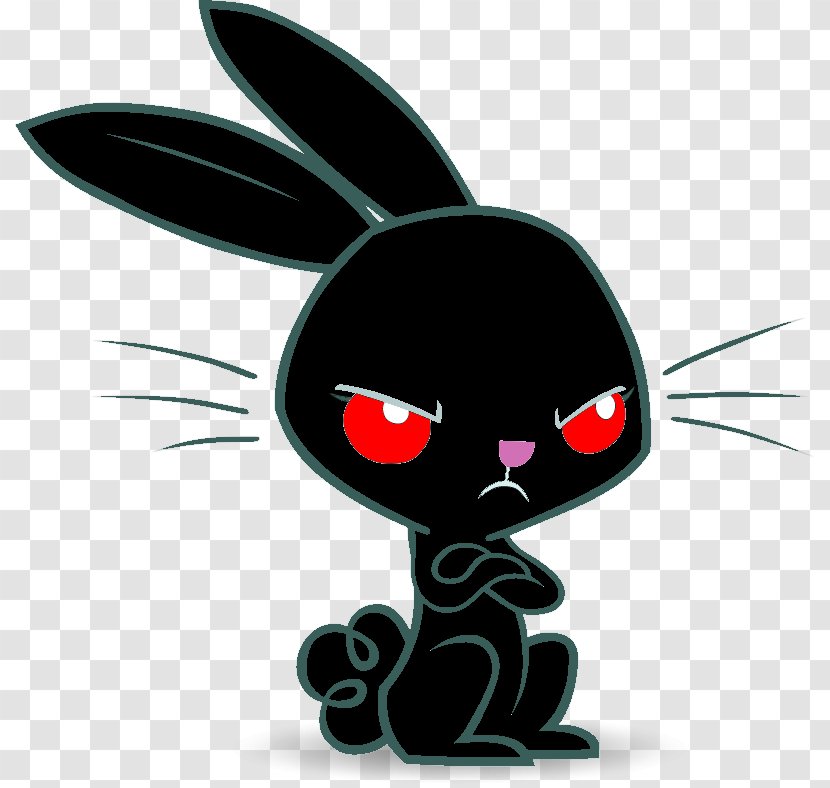 Rabbit Devil Easter Bunny Cat Hare Transparent PNG