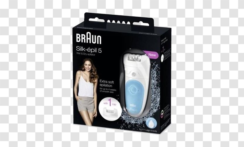 Epilator Hair Removal Braun Shaving Waxing - Personal Care - Epilation Transparent PNG