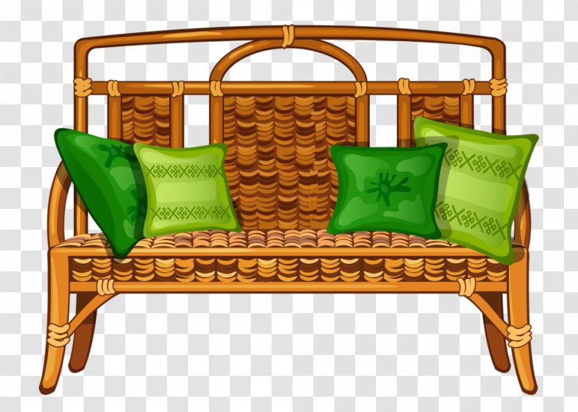 Table Chair Pillow Loveseat Fauteuil - Cartoon Transparent PNG