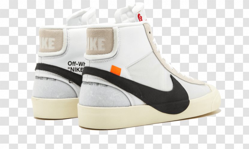 Nike Blazers Sneakers Off-White T-shirt - Sportswear - Virgil Abloh Transparent PNG