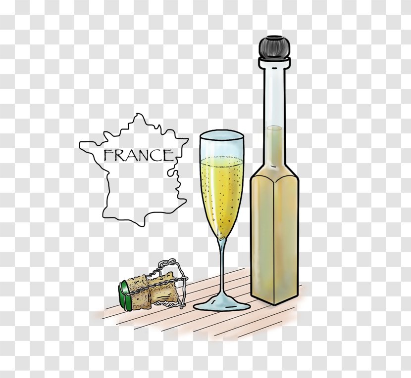 Champagne Glass Bottle White Wine Liqueur - Olive Oil Tasting Accessories Transparent PNG