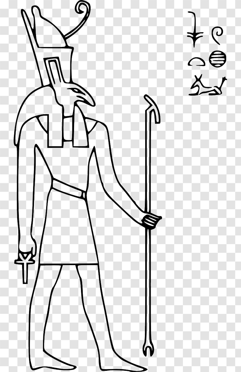 Clip Art Vector Graphics Openclipart Set Image - White - Anubis Tattoo Transparent PNG