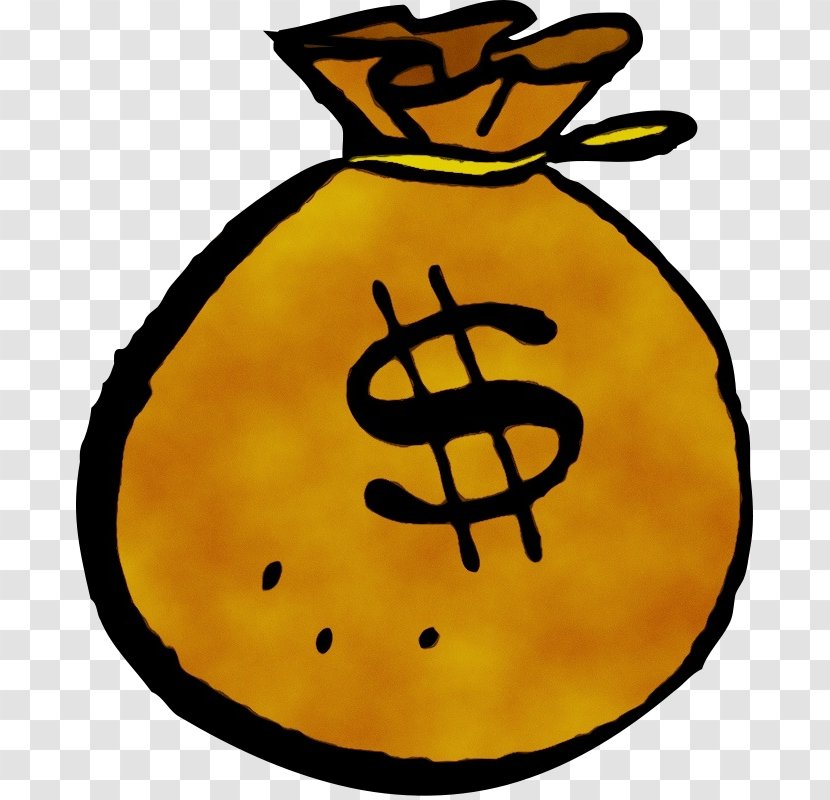 Money Bag - Coin Purse - Sign Yellow Transparent PNG