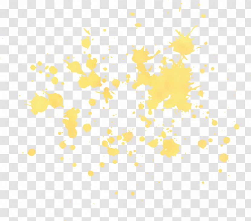 Yellow Desktop Wallpaper Circle Pattern - Paint Splatter Transparent PNG