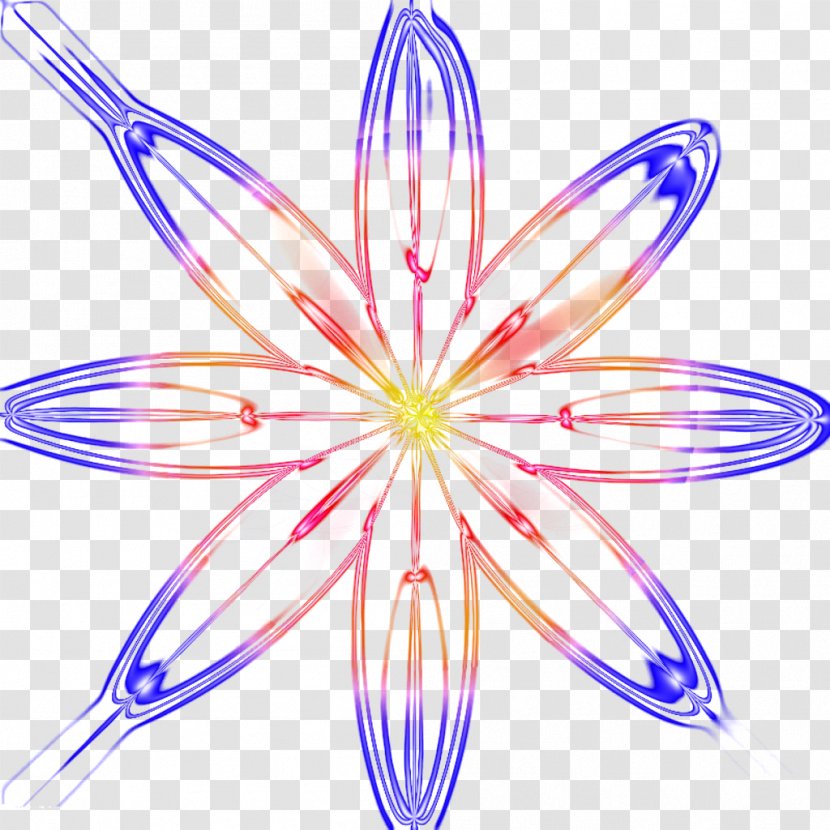Light Petal Luminous Efficacy Flower - Energy Conversion Efficiency - Effect Flowers Transparent PNG