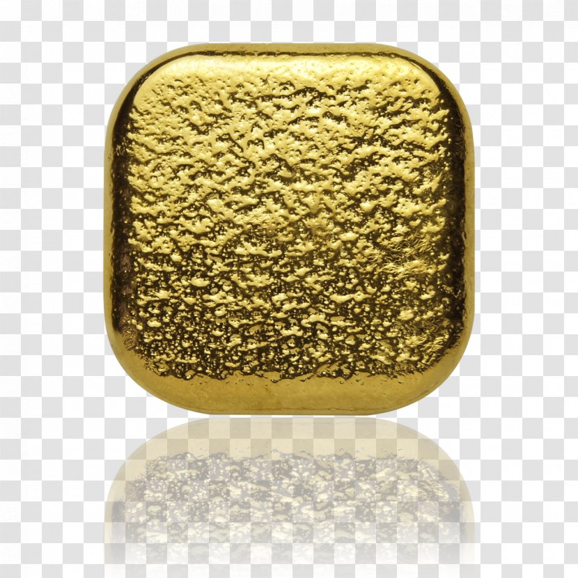Gold Bar Noble Metal Bullion - Metalcasting Transparent PNG