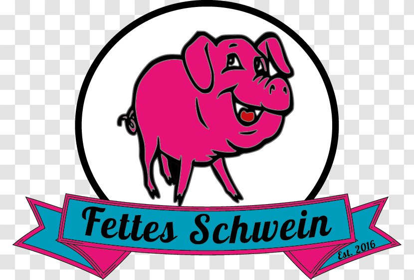 Clip Art Domestic Pig Hot Dog Fettes Schwein - Frame - Food TruckColleen Insignia Transparent PNG