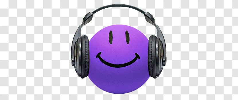Headphones Smiley - Electronic Device Transparent PNG