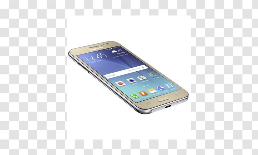 Samsung Galaxy J2 Prime Android Gold Front-facing Camera - Telephone Transparent PNG