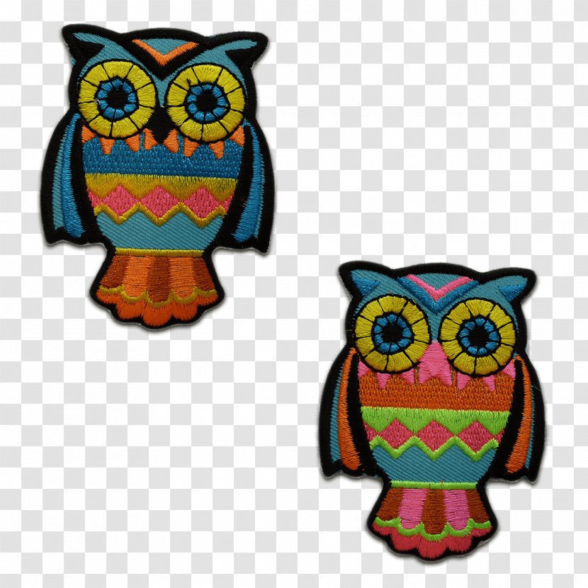 Owl Embroidery Embroidered Patch Appliqué Sewing - Beak Transparent PNG