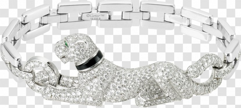 Colored Gold Diamond Emerald Bracelet - Cartier Transparent PNG
