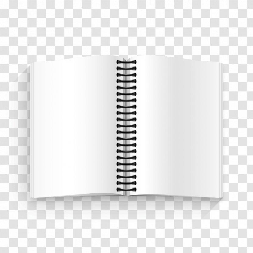 Brand Rectangle - Spiral Wire Notebook Transparent PNG