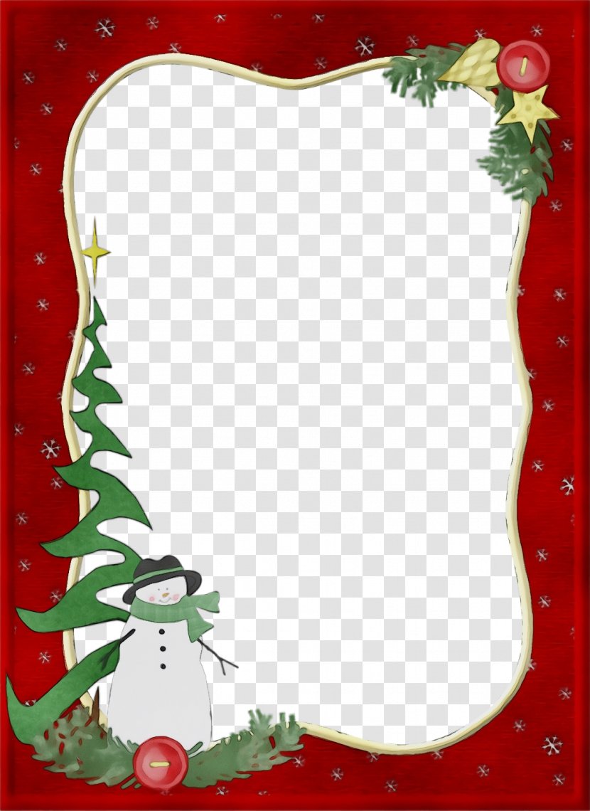 Picture Frame - Watercolor - Interior Design Holly Transparent PNG