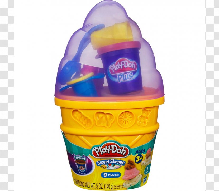 Play-Doh Ice Cream Cones Toy - Flavor Transparent PNG