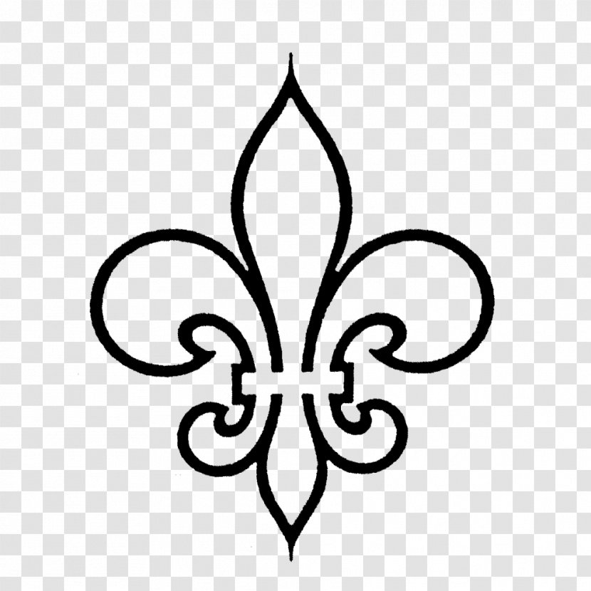 Fleur-de-lis New Orleans Saints Symbol Pattern - Drawing Transparent PNG