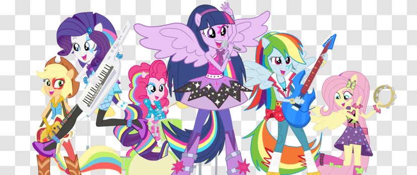 Rainbow Dash Applejack Pinkie Pie Pony Twilight Sparkle - Cartoon - My Little Transparent PNG