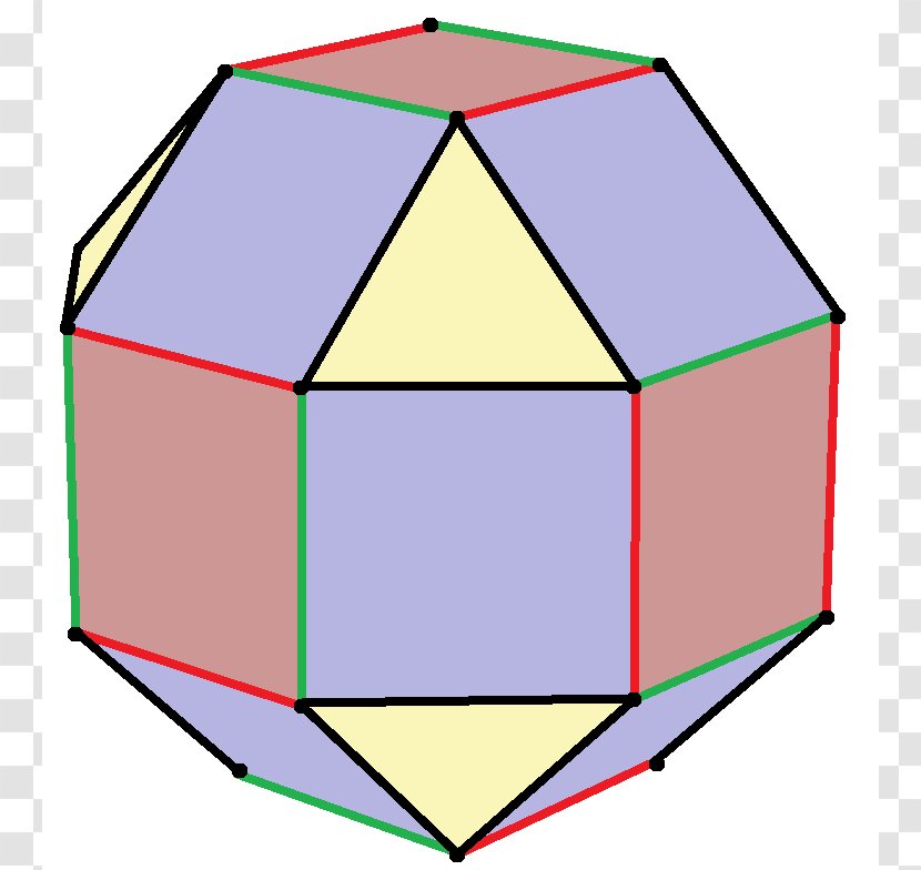 Rhombicuboctahedron Vertex Deltoidal Icositetrahedron Polyhedron Triangle - Edge Transparent PNG