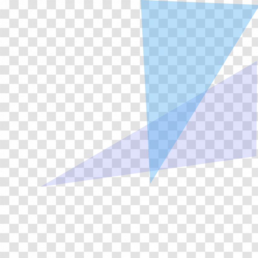 Blue Triangle Logo - Sky - Light Transparent PNG