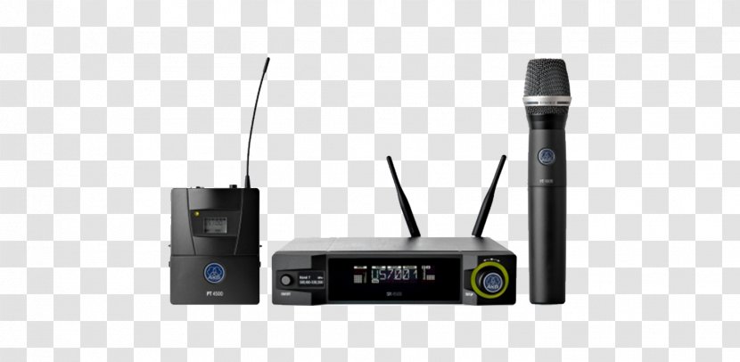Wireless Microphone Access Points System AKG Acoustics - Analog Signal Transparent PNG