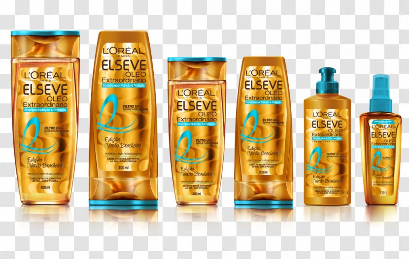 LÓreal Elvive Shampoo Hair Oil Transparent PNG