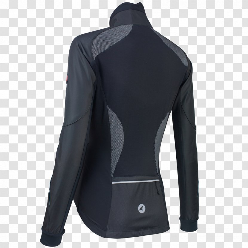 Long-sleeved T-shirt Jacket - Zipper Transparent PNG
