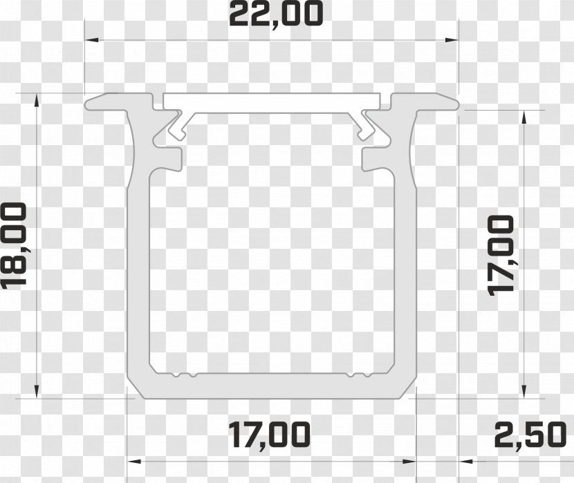 Light-emitting Diode LED Strip Light Aluminium Lighting - Led - Aluminum Profile Transparent PNG