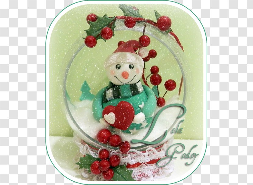 Christmas Ornament Flower Day - Polymer Clay Snowman Family Transparent PNG