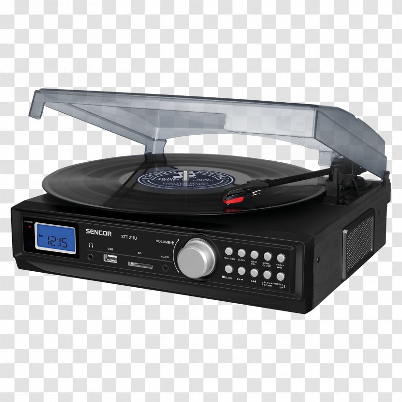 Phonograph Record Tuner Gramophone Phase-locked Loop Radio - Turntable Transparent PNG
