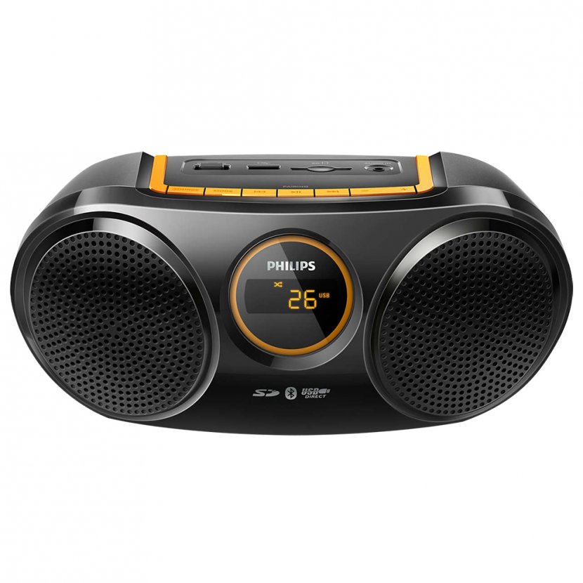 Loudspeaker Philips Wireless Speaker Audio Bluetooth - Technology - Radio Transparent PNG