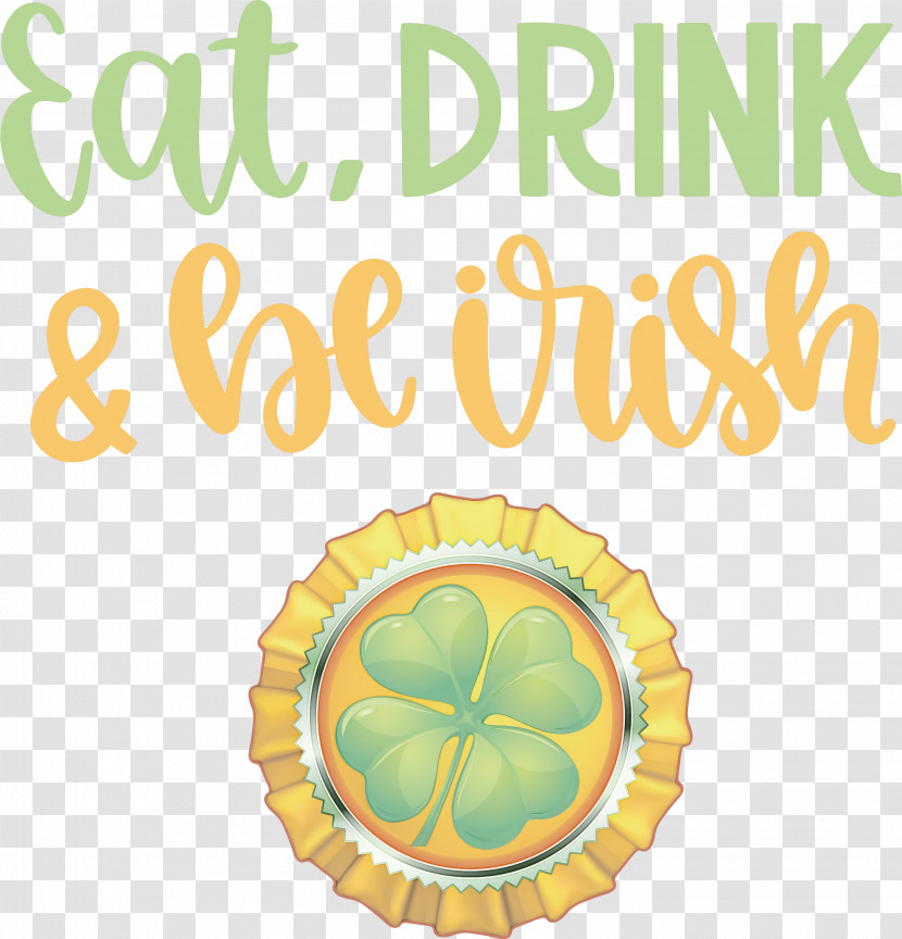 St Patricks Day Saint Patrick Eat Drink And Be Irish Transparent PNG