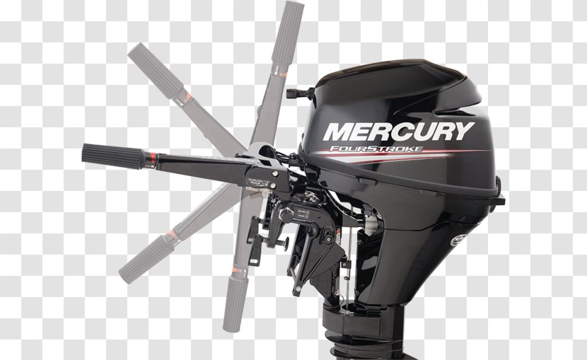 Outboard Motor Four-stroke Engine Boat Bootsmotor - Cylinder - Mercury Marine Transparent PNG