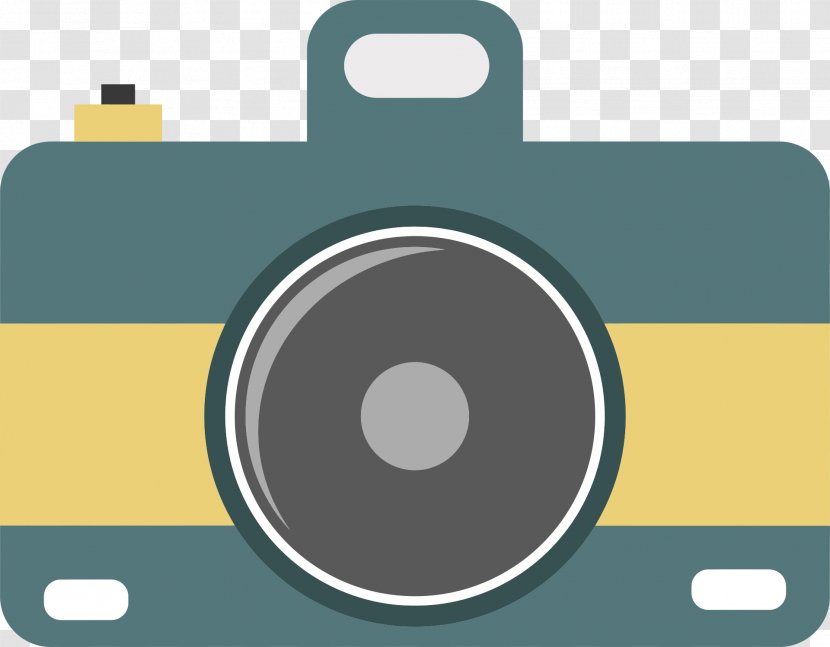 Camera Clip Art - Drawing - Yellow-green Cameras Transparent PNG