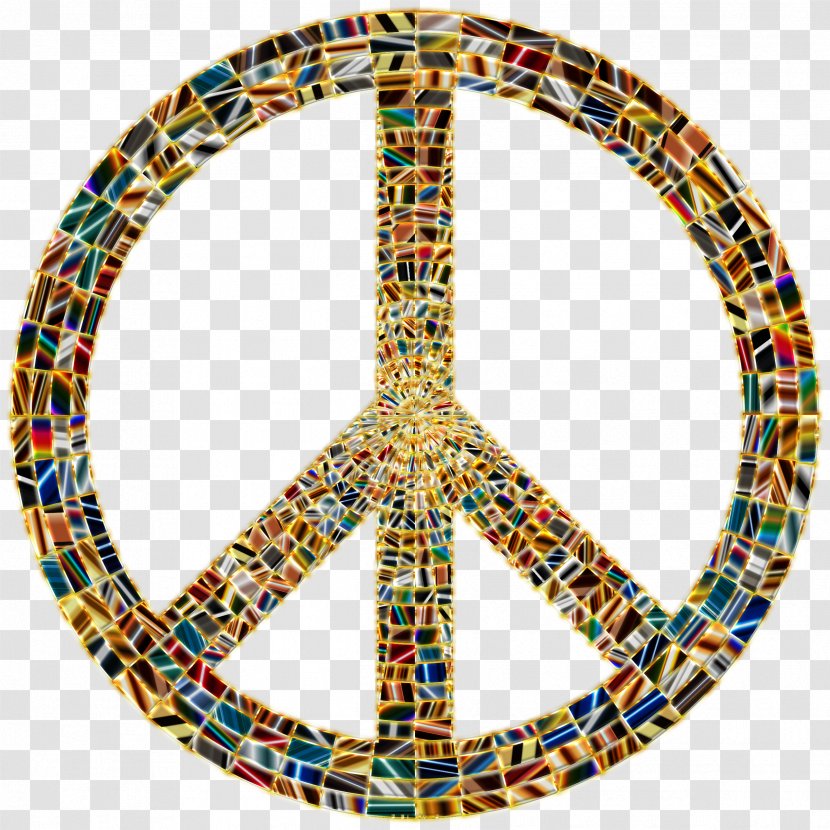Peace Symbols And Love Hippie - Symbol Transparent PNG