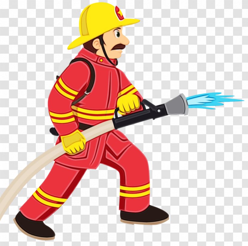 Fireman Cartoon - Conflagration - Hard Hat Transparent PNG