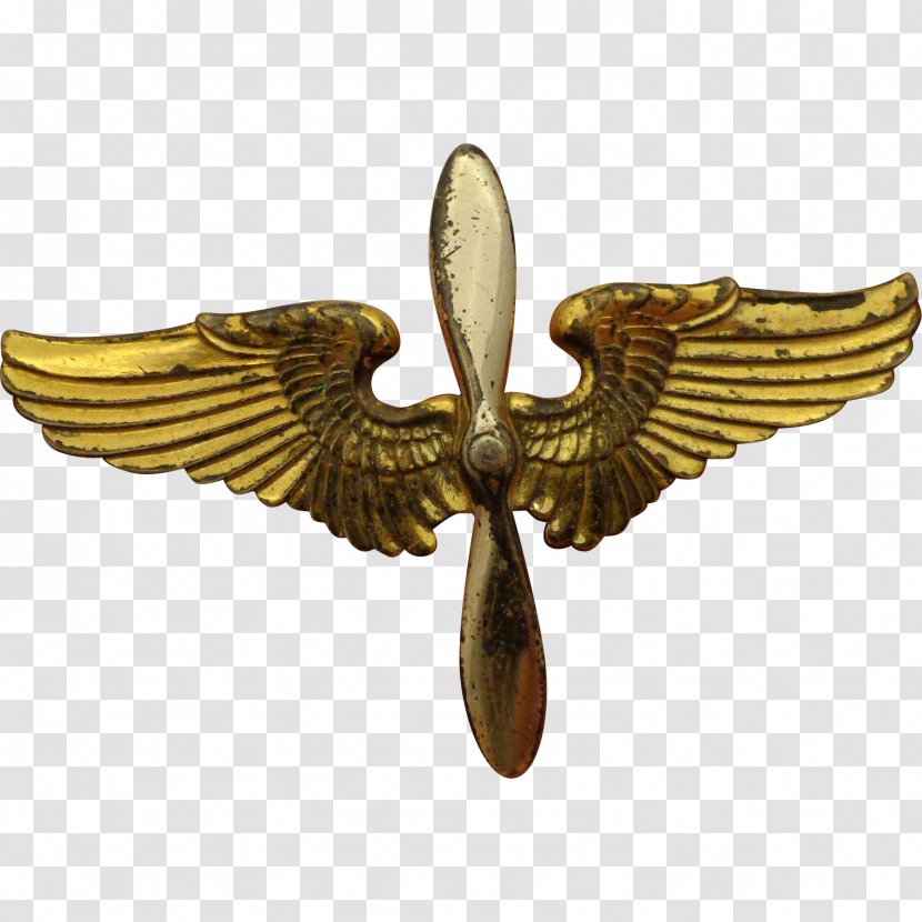 01504 - Metal - Army Aviation Wings Badges Transparent PNG