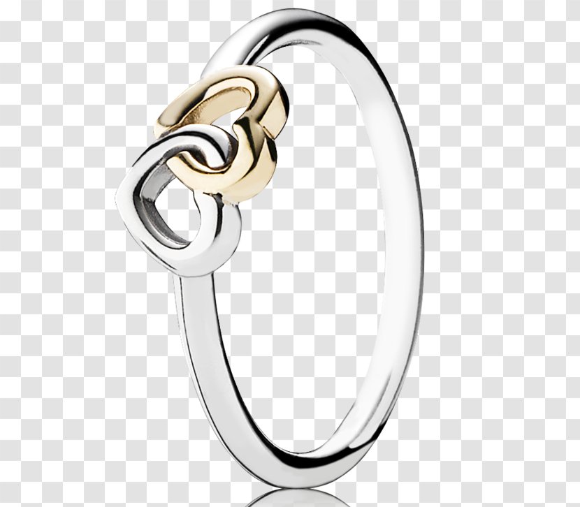 Pandora Ring Cubic Zirconia Charm Bracelet Gift - Silver Transparent PNG