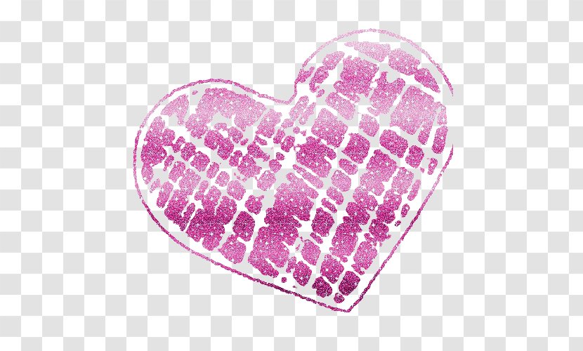 Heart Glitter Clip Art - Watercolor - Line Cliparts Transparent PNG