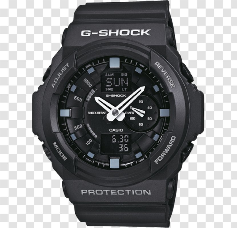 G-Shock GA150 Watch Casio Water Resistant Mark - Brand Transparent PNG