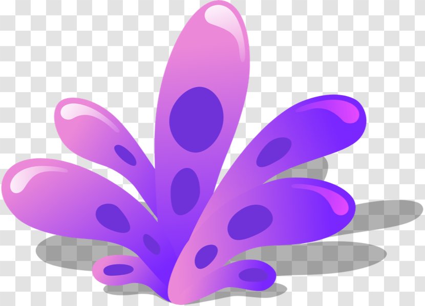 Purple App To Breathe Sea Oodle Coral - Moths And Butterflies Transparent PNG