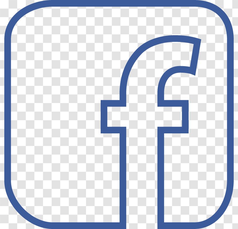 Social Media Facebook Logo Clip Art - Sign - Outline Transparent Transparent PNG