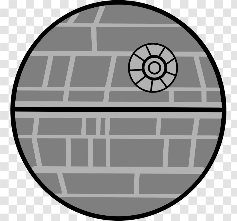 Death Star Wars Laser Clip Art - Monochrome Transparent PNG