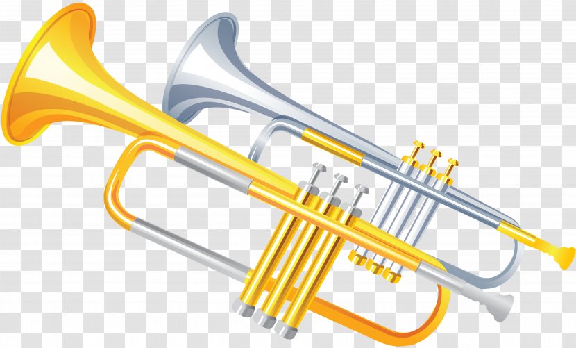 Musical Instruments Trumpet Brass - Flower Transparent PNG