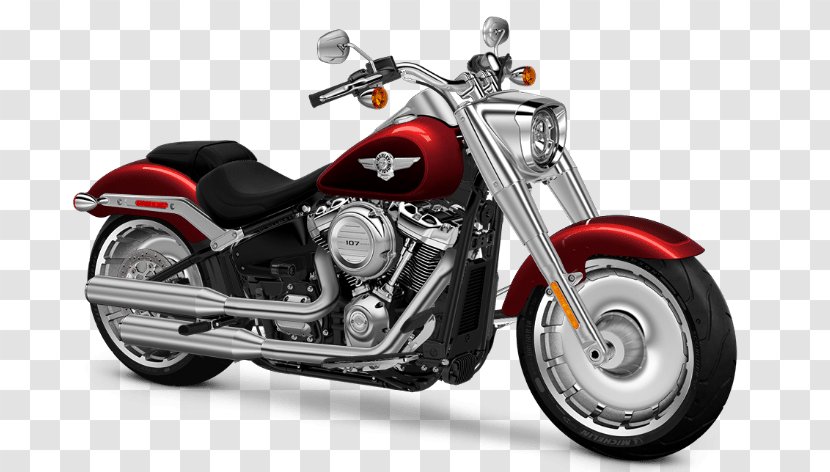 Harley-Davidson FLSTF Fat Boy Softail Motorcycle Moorpark - Cruiser Transparent PNG