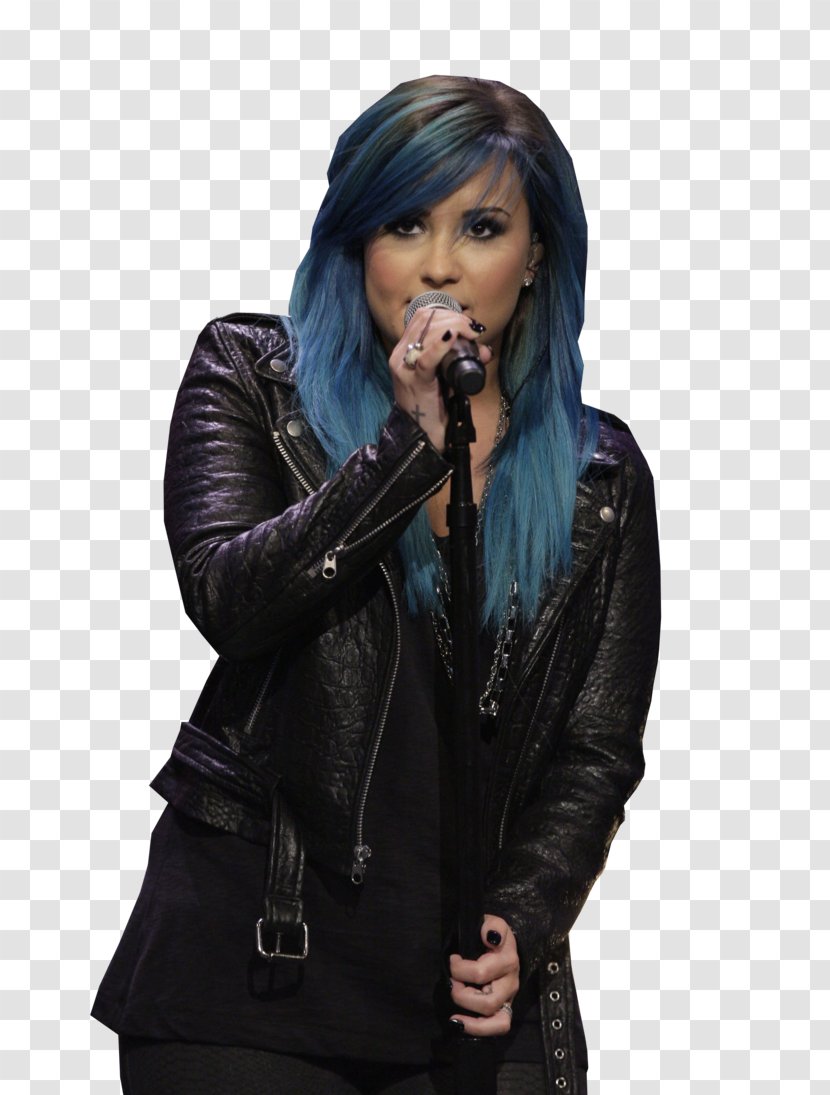 Demi Lovato Blue Hair Coloring Human Color - Tree Transparent PNG