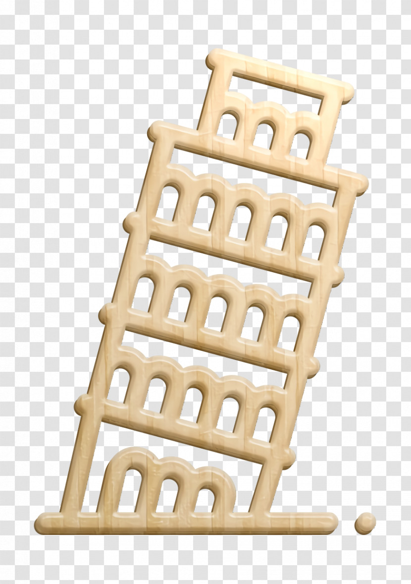 Landmark Icon Landmarks And Monuments Icon Leaning Tower Of Pisa Icon Transparent PNG
