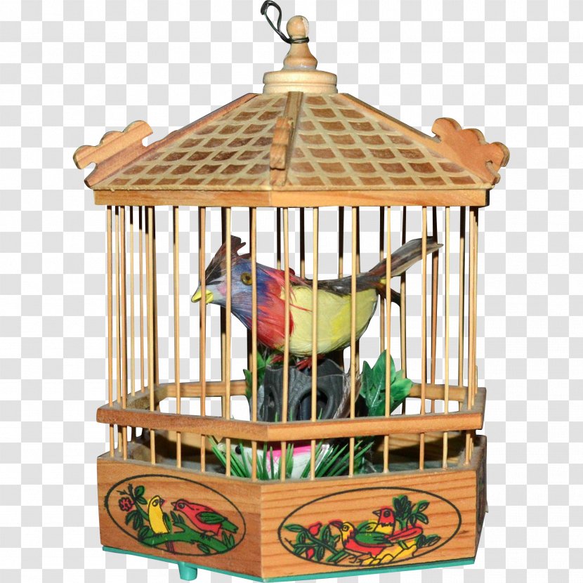 Birdcage Cloisonné Wood - Bird Transparent PNG