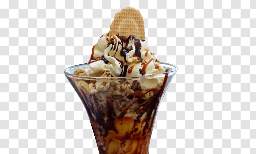 Ice Cream Sundae Gelato Tiramisu - Cookie Dough Transparent PNG