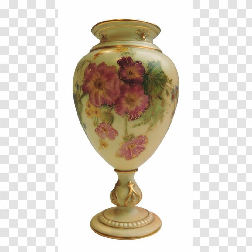 Vase Porcelain Ceramic Royal Worcester Rosenthal - Hand Painted Transparent PNG