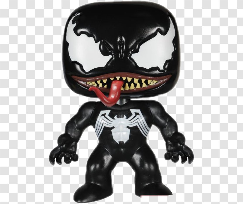 Marvel Venom Exclusive Pop! Vinyl Bobble Head Figure Spider-Man Deadpool Funko - Spiderman - Scary Transparent PNG